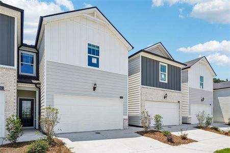 New construction Townhouse house 7838 Marie Wy, Fairburn, GA 30213 plan Jewel - image