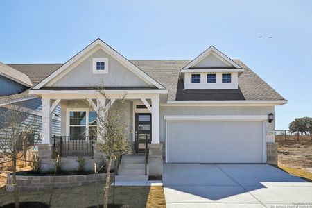 New construction Single-Family house 12136 Vine Blossom, Schertz, TX 78154 The Salado- photo 1 1