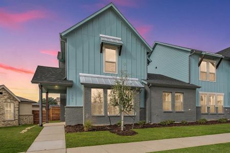 New construction Townhouse house 9701 Thorncrown Lane, Fort Worth, TX 76179 Champlain- photo 0