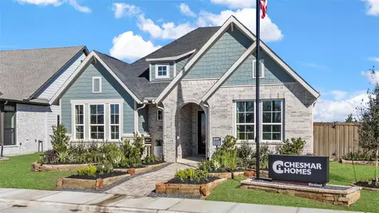 New construction Single-Family house 12111 Canal View Blvd, Mont Belvieu, TX 77523 plan Nicklaus -50' Lot - image