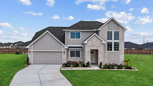 New construction Single-Family house 31103 Henry Ridge Dr, Fulshear, TX 77441 plan Lancaster - image