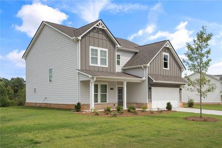 New construction Single-Family house 2849 Porches Lane, Dacula, GA 30019 - photo 0