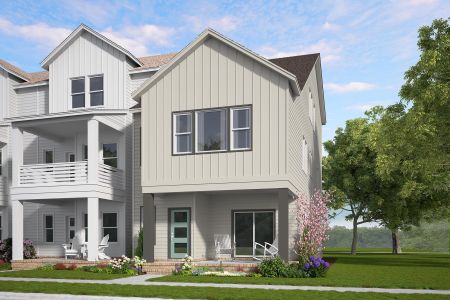 New construction Townhouse house 1110 Lamplighter Dr, Raleigh, NC 27604 plan Red Rocks - image