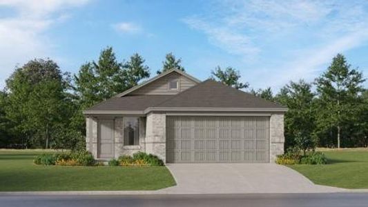 New construction Single-Family house 22679 Downy Hawthorn Drive, New Caney, TX 77357 Pinehollow- photo 0