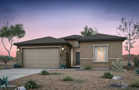 New construction Single-Family house 42975 W Palo Amarillo Rd, Maricopa, AZ 85138 plan Poppy - image