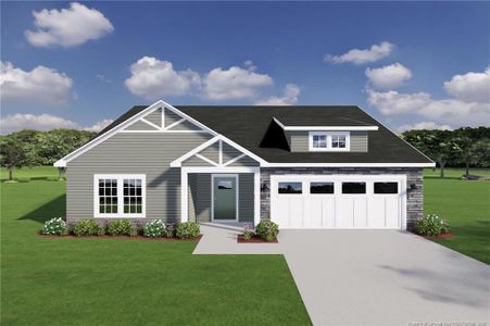 New construction Single-Family house 257 Bourbon St, Raeford, NC 28376 - image