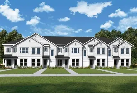 New construction Townhouse house 1643 Springwell Ln, Sarasota, FL 34240 plan The Seawater - image