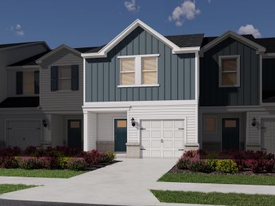 New construction Townhouse house 932 Broadleaf Trce, Mebane, NC 27302 plan Amber - image