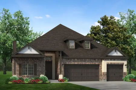 New construction Single-Family house 1011 Blue Mist Ct, Justin, TX 76247 plan Cedarwood II - image