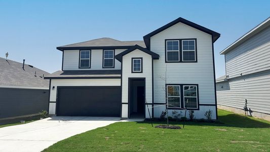New construction Single-Family house 13412 Roughstock Wy, Mustang Ridge, TX 78610 plan The Ozark - image