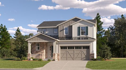 New construction Single-Family house 2095 S Gold Bug Way, Aurora, CO 80018 Tabor- photo 0