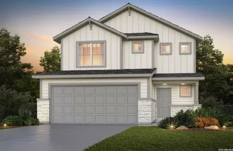 New construction Single-Family house 12127 Vaquera Bnd, San Antonio, TX 78254 plan Monroe - image
