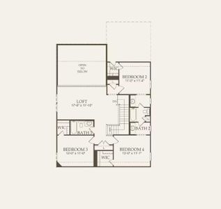 Pulte Homes, Woodland floor plan