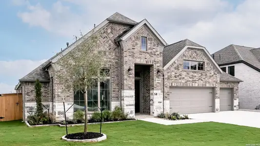 New construction Single-Family house 31158 Osage Run, Bulverde, TX 78163 plan 3634W - image