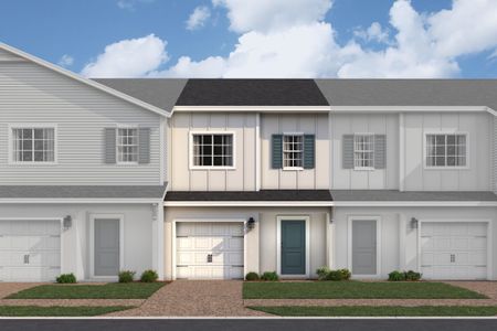 New construction Townhouse house 2722 Brave Reeves Rd, Orlando, FL 32822 plan Santa Rosa - image