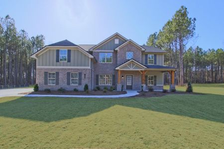 New construction Single-Family house 198 Arabella Parkway, Locust Grove, GA 30248 Meridian II- photo 0