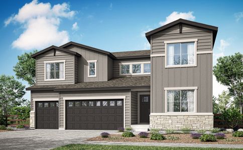 New construction Single-Family house 3401 N Haleyville Ct, Aurora, CO 80019 plan 5016 - image
