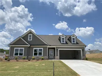 New construction Single-Family house 102 Harmony Grove Ct, Eatonton, GA 31024 plan (GA)Ellen A 2 Front Entry - image