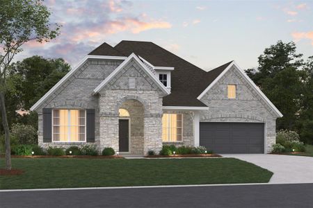 New construction Single-Family house 8554 Pier Cove Drive, Cypress, TX 77433 Nolan - 50' Premier Smart Series- photo 0