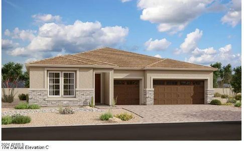 New construction Single-Family house 17617 W Blue Sky Drive, Surprise, AZ 85387 Darius- photo 0