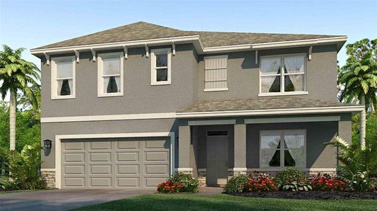 New construction Single-Family house 1428 Orchardgrass Circle, Parrish, FL 34208 Hayden- photo 0