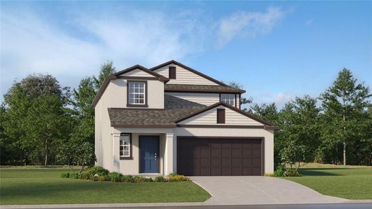 New construction Single-Family house 2870 Silver Scallop Loop, Wimauma, FL 33598 Houston II- photo 0