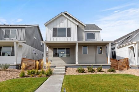 New construction Single-Family house 5241 Rendezvous Parkway, Timnath, CO 80547 Meadow Series - Cascade- photo 0