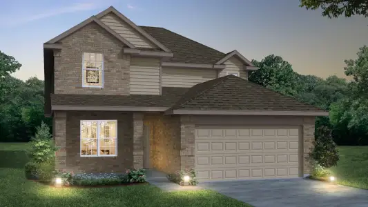 New construction Single-Family house 10661 Stag Ln, Crowley, TX 76036 plan The Salerno - image