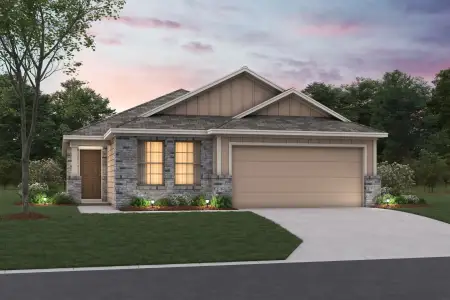 New construction Single-Family house 13527 Piscina Ave, Von Ormy, TX 78073 plan Cameron - image