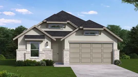 New construction Single-Family house 852 Pincushion Ln, New Braunfels, TX 78130 plan Yorktown - image