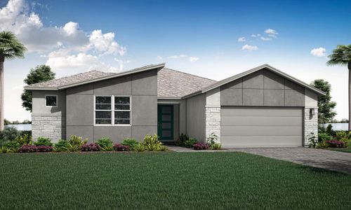 New construction Single-Family house 10985 Sw Orana Dr, Port St. Lucie, FL 34987 plan Biscayne Bay - image