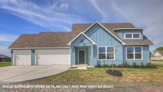 New construction Single-Family house 199 Stella Cove, Lockhart, TX 78644 The Dean- photo 0