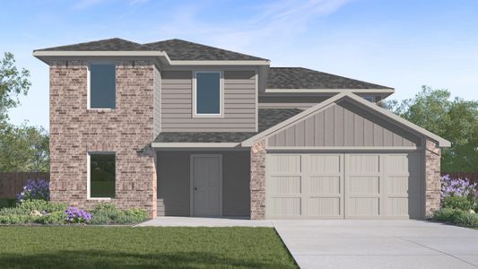 New construction Single-Family house 144 Baby Calf Roping Rd, Jarrell, TX 76537 plan Denise - image
