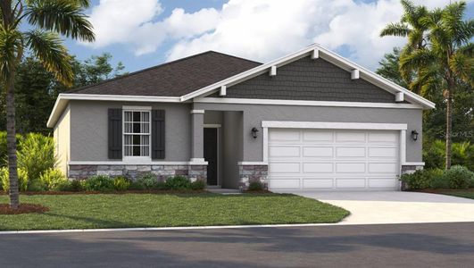 New construction Single-Family house 420 Shoreview Sands Ave, Mascotte, FL 34753 plan The Portland - image