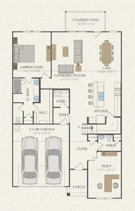 Pulte Homes, Keller floor plan