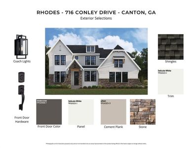 New construction Single-Family house 716 Conley Dr, Canton, GA 30115 plan Rhodes - image
