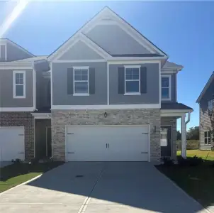 New construction Townhouse house 7034 Old Bridge Ln, Conyers, GA 30013 plan The Lenox II - image