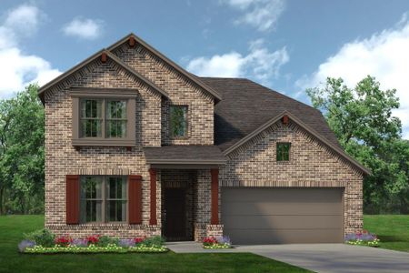 Elevation C | Concept 2440 at Hulen Trails in Fort Worth, TX by Landsea Homes