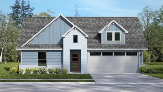 New construction Single-Family house 201 Gus Dr, Georgetown, TX 78626 plan Kingston - image