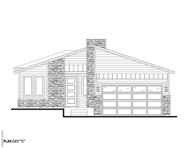 New construction Single-Family house 9659 Owl Perch Lp, Colorado Springs, CO 80908 plan C417 - image