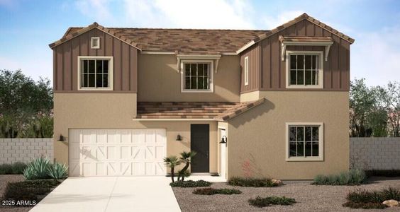 New construction Single-Family house 18057 W Larkspur Dr, Goodyear, AZ 85338 plan Mirabella - image