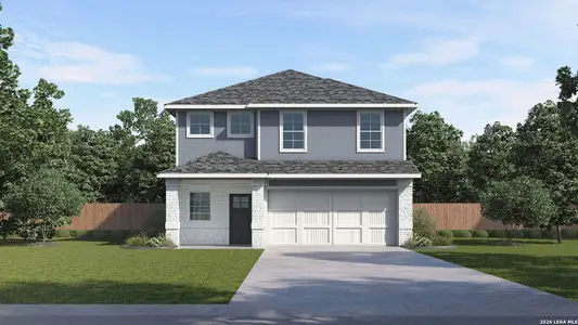 New construction Single-Family house 5540 Eula Ln, New Braunfels, TX 78130 plan The Madison - image