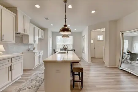 New construction Townhouse house 307 Barracks Wy, Unit 886, Hoschton, GA 30548 plan Ivey - image
