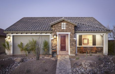 New construction Single-Family house 26990 W Lone Cactus Dr, Buckeye, AZ 85396 Hideaway- photo 1 1