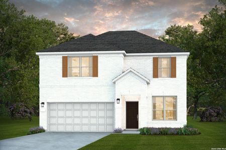 New construction Single-Family house 11910 Bonfire, San Antonio, TX 78254 plan Puma - image