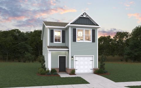 New construction Townhouse house 1030 Cargo Dr, Spartanburg, SC 29301 plan Nyomi - Townhomes - image