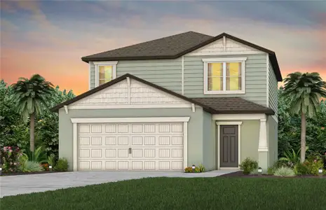 New construction Single-Family house 9052 Wildlight Trl, Wildwood, FL 34785  Mill Run- photo 0