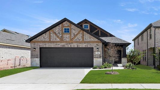 New construction Single-Family house 724 Hidden Feather Dr, Lavon, TX 75166 plan Caddo II T - image