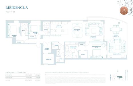 New construction Condo house 4714 N Flagler Dr, Unit 1501, West Palm Beach, FL 33407 plan RESIDENCE A - image 4