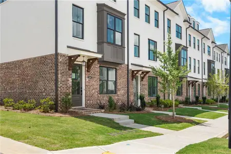 New construction Townhouse house 5440 Howington Ct, Unit 190, Buford, GA 30518 plan The Glendale - image